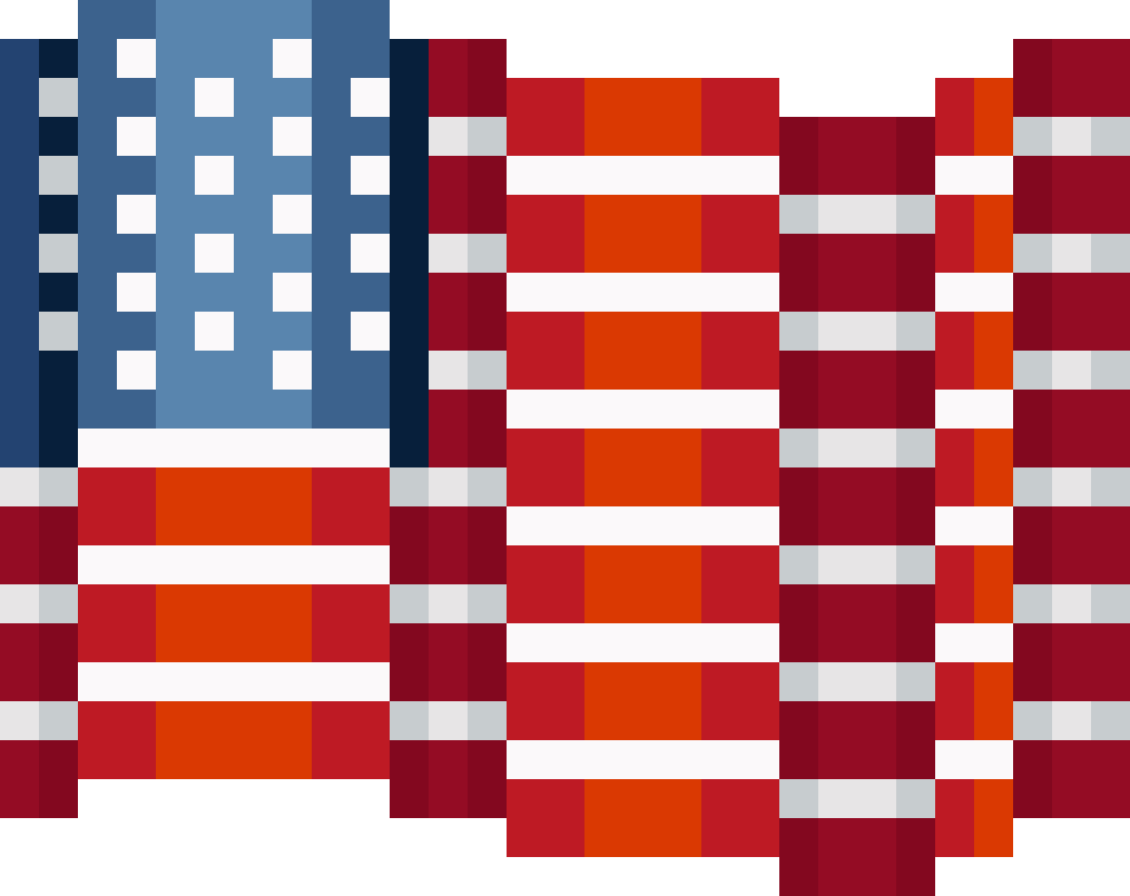 Flag #1 pattern artwork