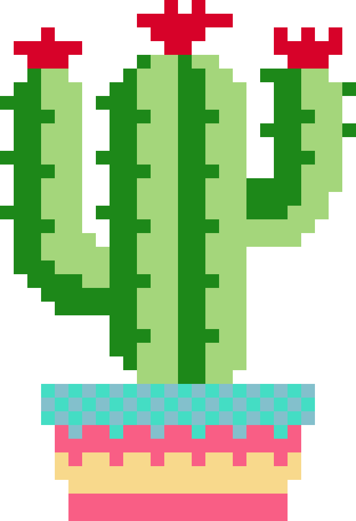 Cactus #1 pattern artwork