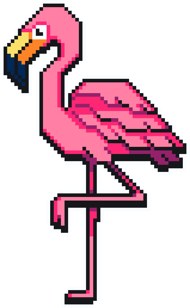 Flamingo #1 pattern artwork